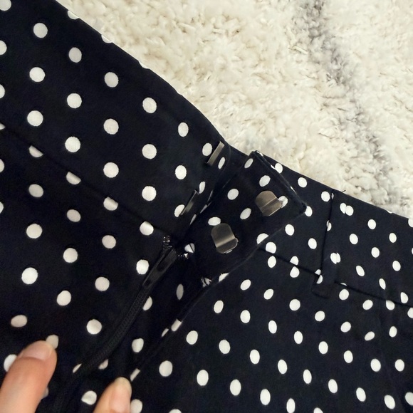 INC International Concepts Black & White Polka Dot Shorts - Picture 7 of 8